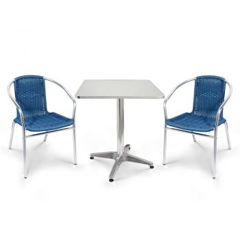 Комплект мебели  LFT-3199E-T3125-60x60 Blue (2+1)